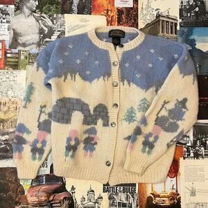 Beautiful vintage sweater white